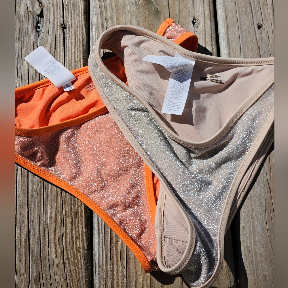Sparkly Cheeky Bikini Bottoms